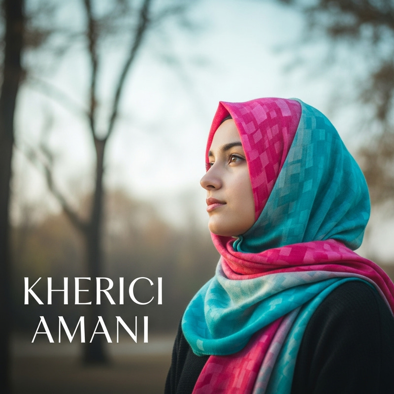 Serene Girl Wearing Hijab Looking into the Distance - Kherici Amani Serene Girl Wearing Hijab Looking into the Distance - Kherici Amani