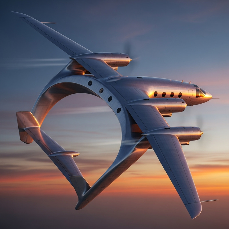 Innovative Tri-Wing Aircraft Design Innovative Tri-Wing Aircraft Design