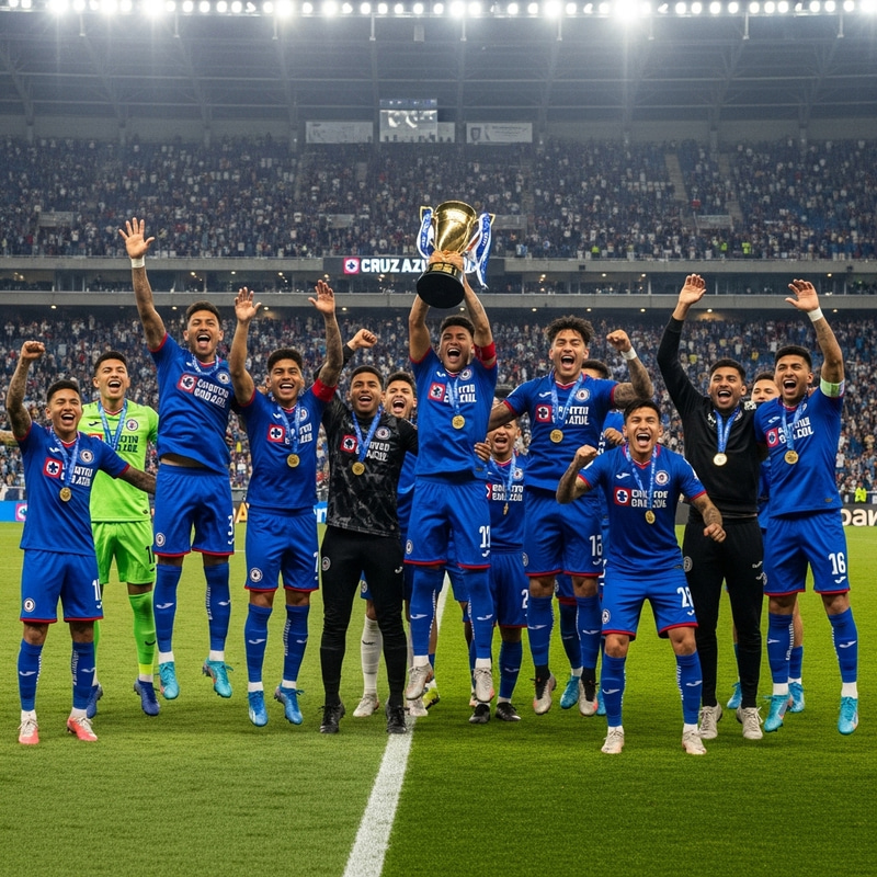 Cruz Azul Wins Cup: Jubilant Victory Cruz Azul Wins Cup: Jubilant Victory