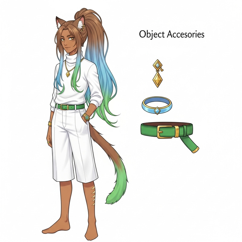 Skinny Boy with Cat Ears: Character Reference Sheet & Adopt Skinny Boy with Cat Ears: Character Reference Sheet & Adopt
