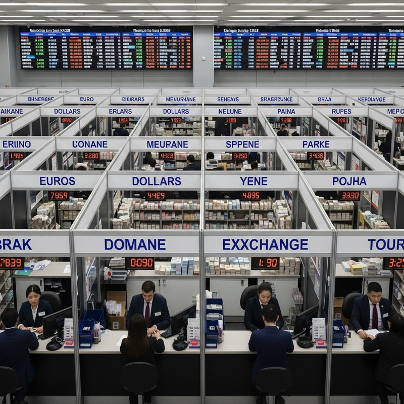 Global Currency Exchange Hub | Diverse Exchange Booths Global Currency Exchange Hub | Diverse Exchange Booths