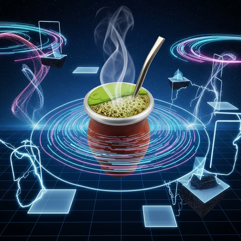 Yerba Mate in the Metaverse | Surreal Futuristic Art Yerba Mate in the Metaverse | Surreal Futuristic Art
