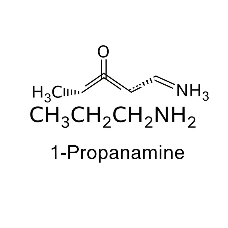 How to Draw 1-Propanamine Condensed Structure