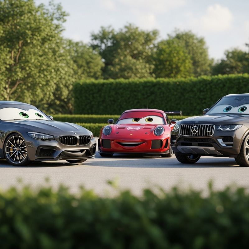 Luxury Car Conversation - Porsche, Ferrari, and Range Rover Luxury Car Conversation - Porsche, Ferrari, and Range Rover
