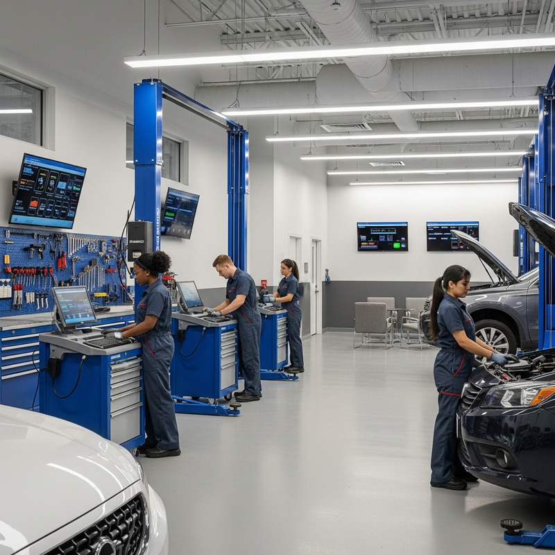 Modern Car Service Garage | Advanced Repair Workshop Modern Car Service Garage | Advanced Repair Workshop
