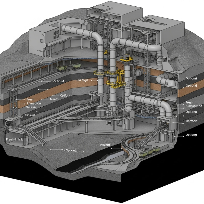 3D Coal Mine Model for BIM Design 3D Coal Mine Model for BIM Design