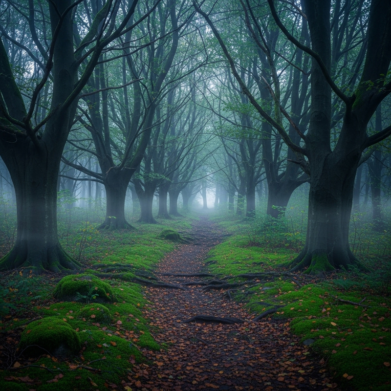 Enchanting Mysterious Forest Path | A Twilight Wander Enchanting Mysterious Forest Path | A Twilight Wander
