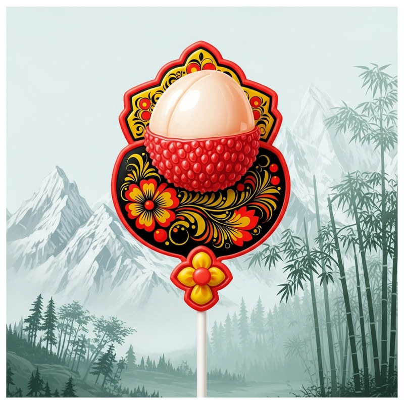 Russian-Chinese Lollipop: Culture Fusion Sweet Treat Russian-Chinese Lollipop: Culture Fusion Sweet Treat