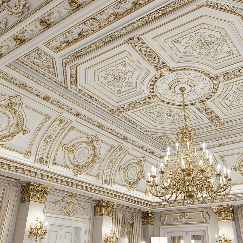 Classic Style Ceiling Decoration | Opulent Renaissance Design Classic Style Ceiling Decoration | Opulent Renaissance Design
