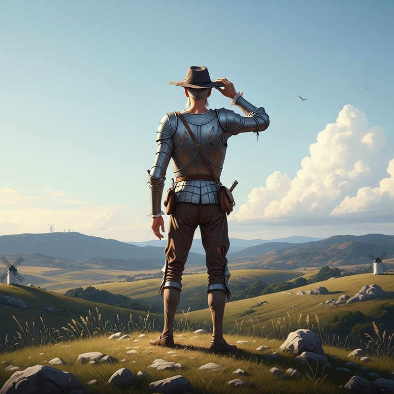 Don Quixote Gazing into the Horizon Don Quixote Gazing into the Horizon