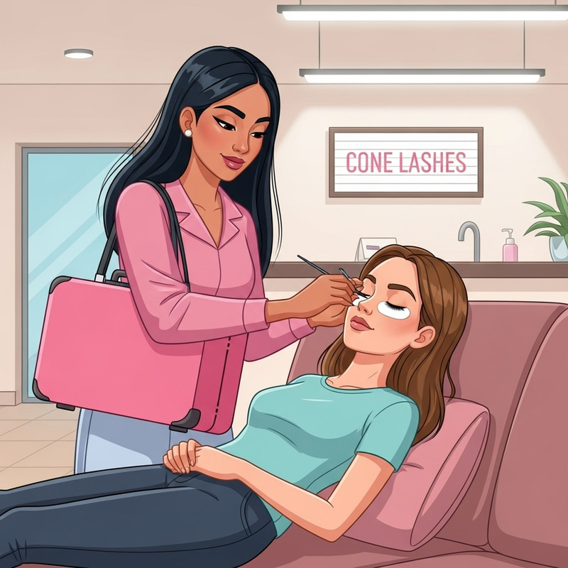 Disney Characters: Lash Studio Scene with Cone Lashes Disney Characters: Lash Studio Scene with Cone Lashes