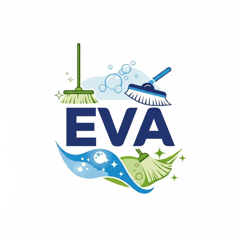 EVA Cleaning Company Logo - Professional Design EVA Cleaning Company Logo - Professional Design