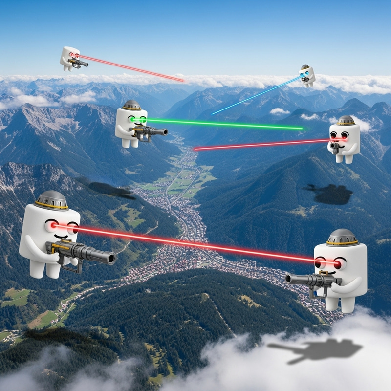 Marshmallows with Laser Eyes - Surreal Fantasy World Takeover Marshmallows with Laser Eyes - Surreal Fantasy World Takeover