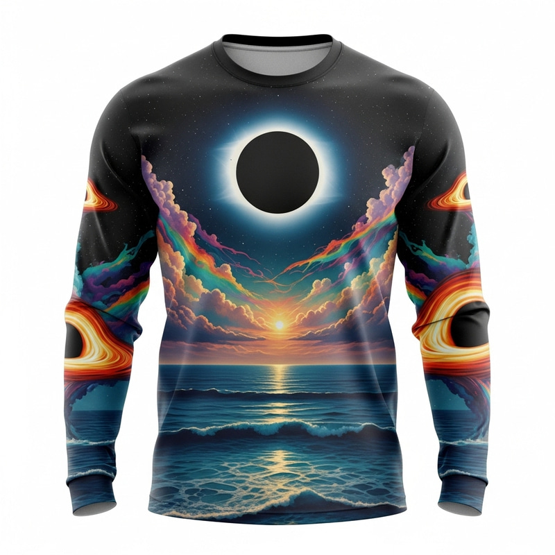 Eclipse-Inspired Night Sky Jersey Design