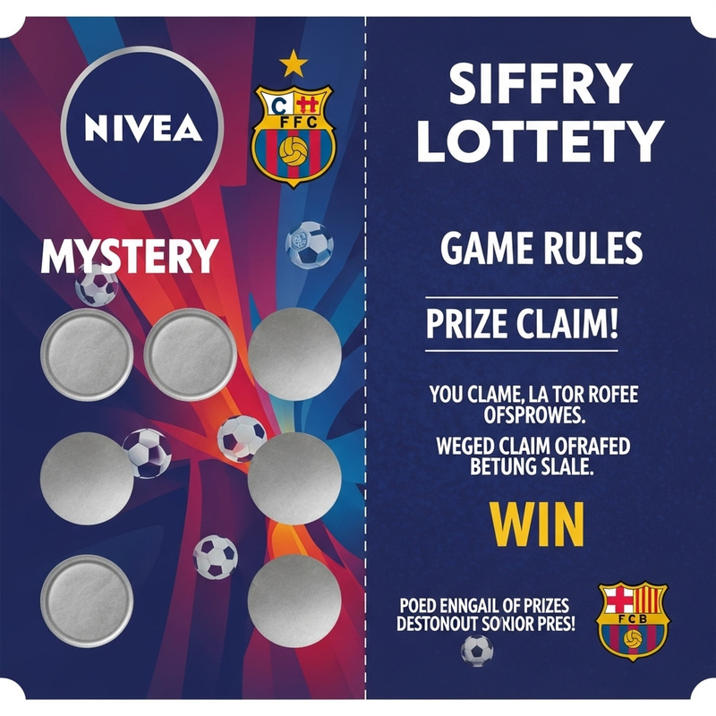 Exciting Nivea & Real Madrid Scratch-Off Ticket with 5 Prizes
