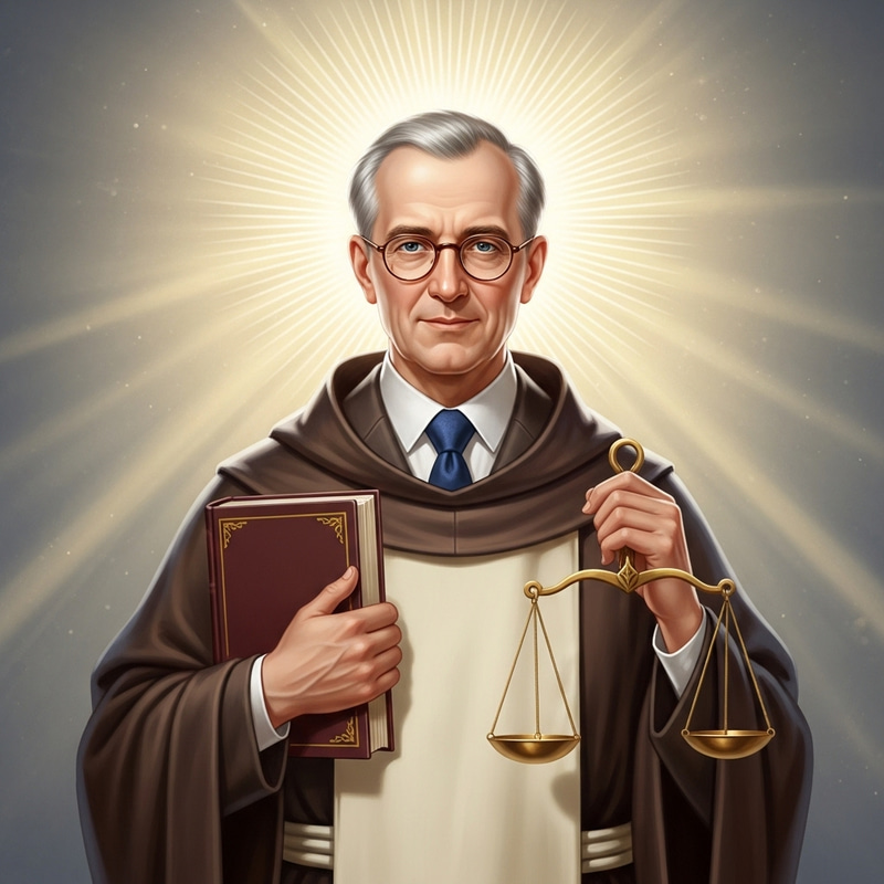 Karl Lauterbach as a Saint: A Divine Illustration Karl Lauterbach as a Saint: A Divine Illustration