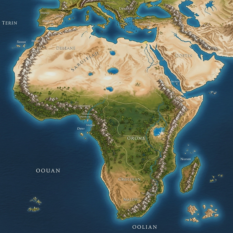 Explore the Enigmatic Continent Map Explore the Enigmatic Continent Map