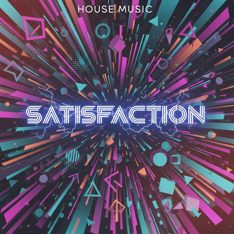 Satisfaction - Dynamic House Music Album Design