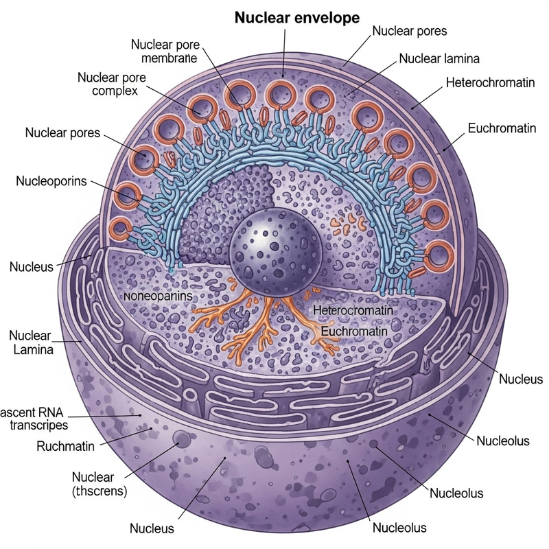 Detailed Structure & Components of Eukaryotic Cell Nucleus Detailed Structure & Components of Eukaryotic Cell Nucleus