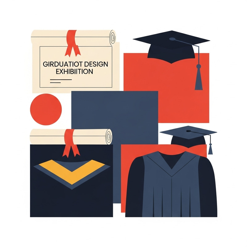 Modern Artistic Graduation Design Exhibition Modern Artistic Graduation Design Exhibition