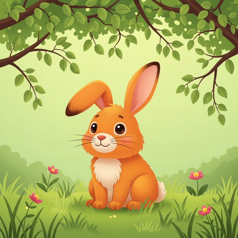 Happy Tree Friends Rabbit in a Meadow
