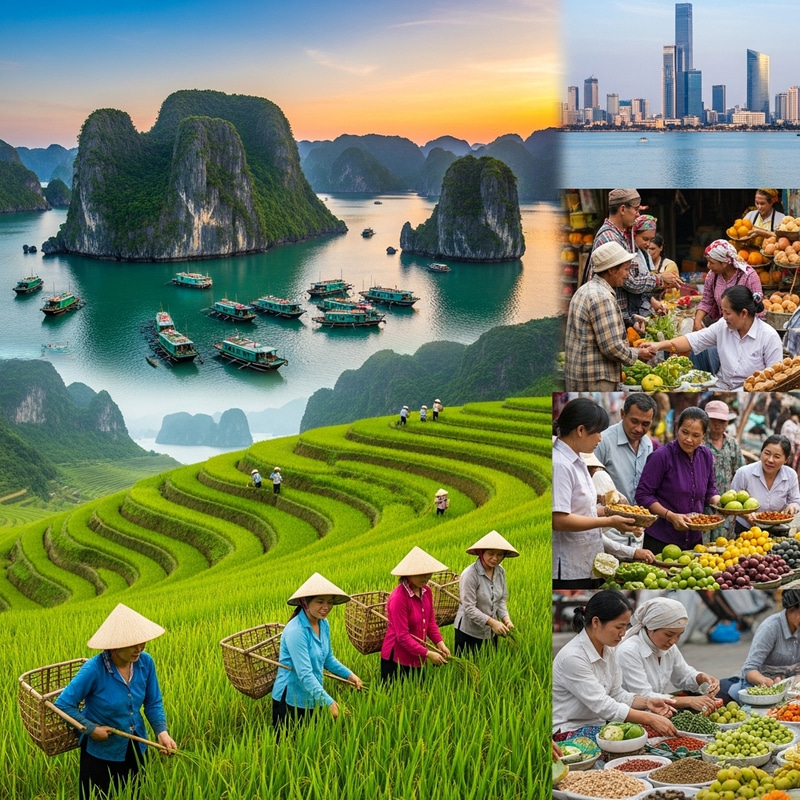 Vietnam Landscapes: Terraces, Karsts & Markets Vietnam Landscapes: Terraces, Karsts & Markets