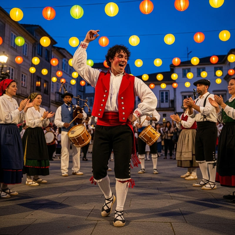 Chico Gallego Dancing at Festive Gathering - Energetic Celebration Chico Gallego Dancing at Festive Gathering - Energetic Celebration
