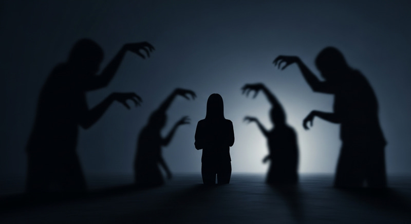 Dark Fear and Anxiety Shadows: Manifestation Symbolism