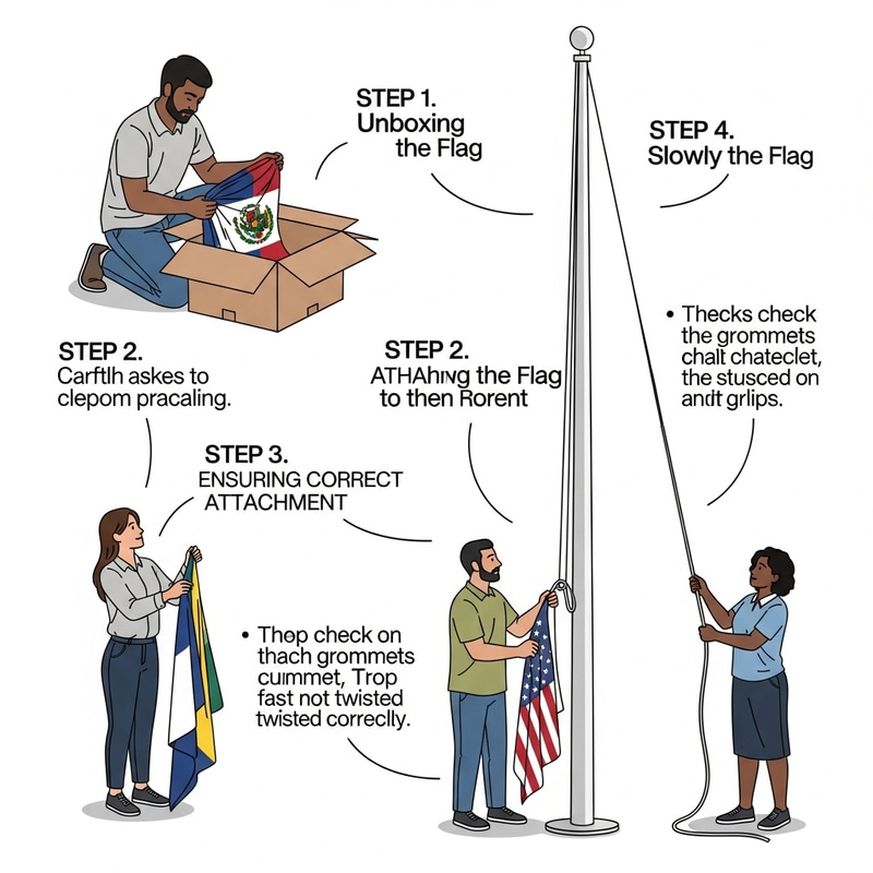 Step-by-Step Guide: How to Properly Raise a Country Flag Step-by-Step Guide: How to Properly Raise a Country Flag