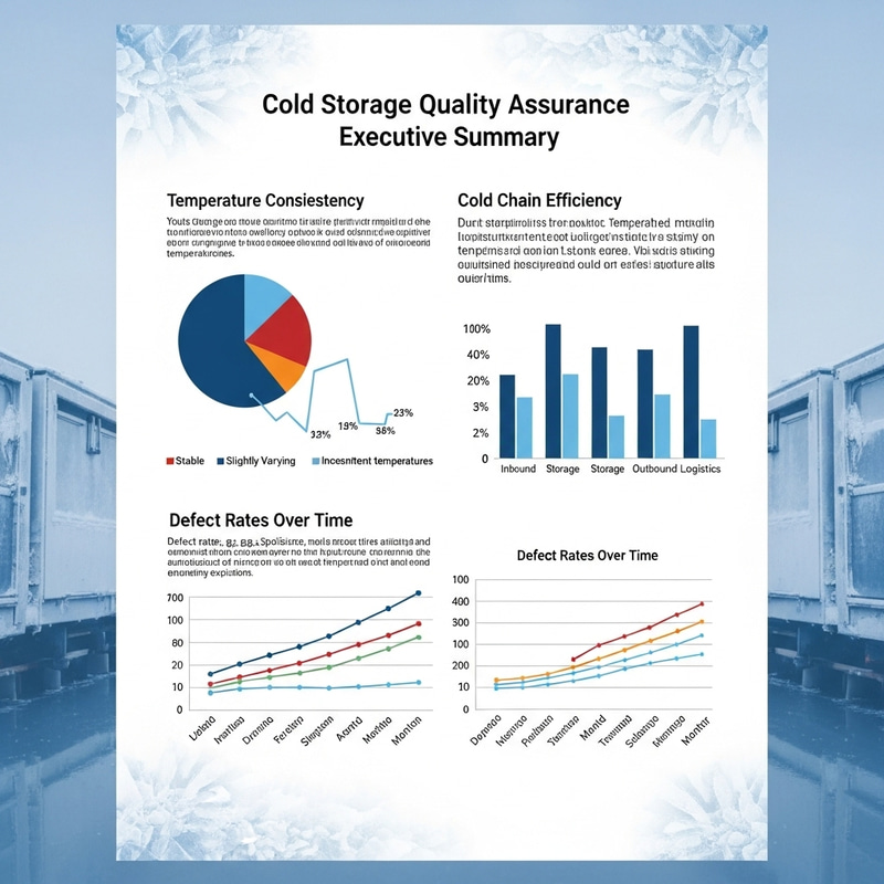 Executive Summary | Cold Storage Quality Assurance Report Executive Summary | Cold Storage Quality Assurance Report