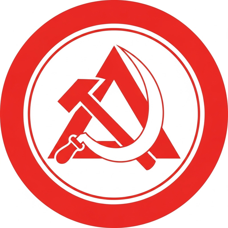 Revolutionary Emblem of Menshevik Party - Symbolizing Unity and Balance Revolutionary Emblem of Menshevik Party - Symbolizing Unity and Balance