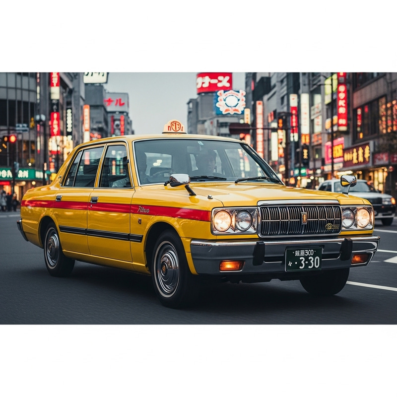 Vintage 70s Japan Cedric 2800SGL Taxi: A Retro Icon