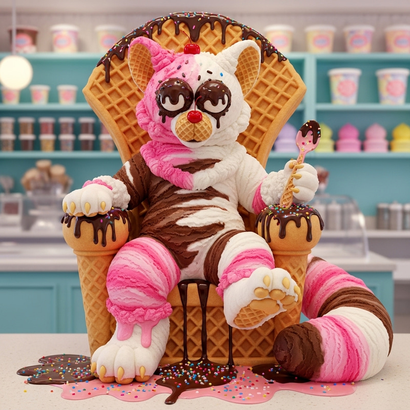 Neapolitan Ice Cream Furry Character | Website Neapolitan Ice Cream Furry Character | Website