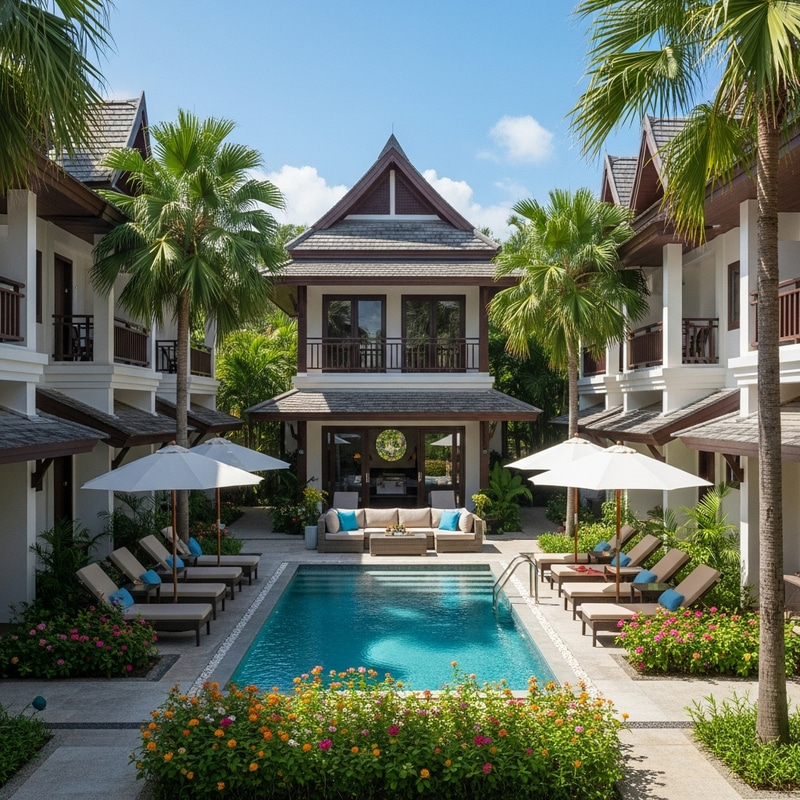 Charming Small Resort with Pristine Pool