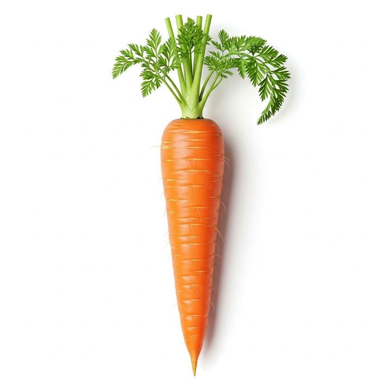 Textured Carrot with Green Leaves | High-Res PNG Textured Carrot with Green Leaves | High-Res PNG