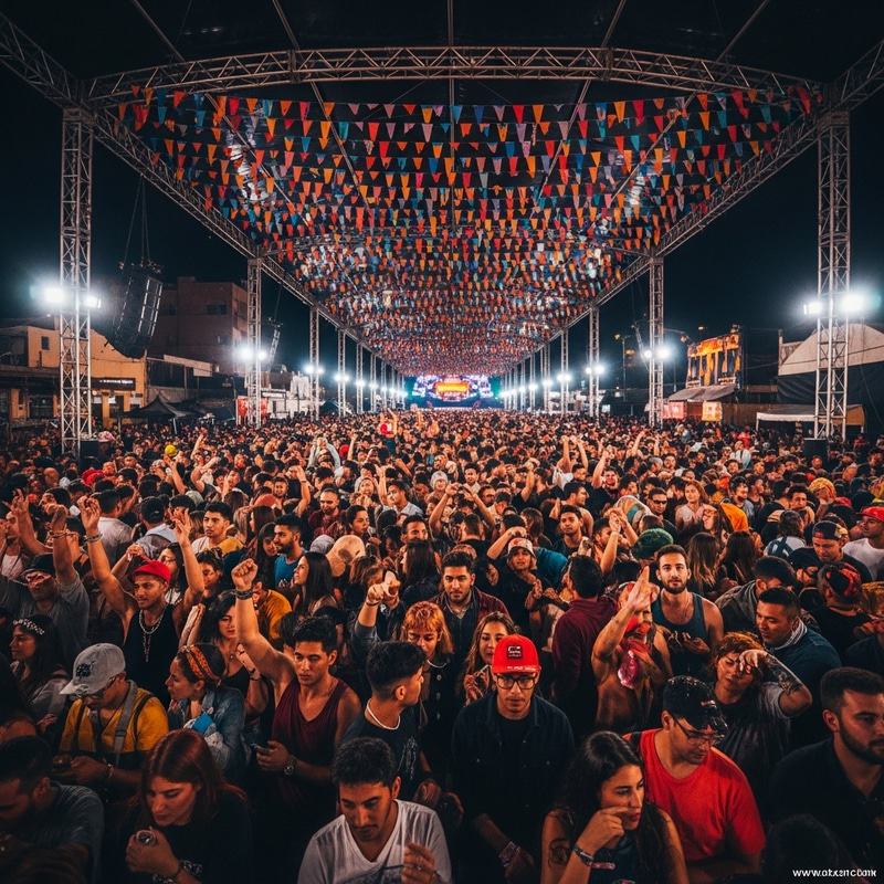 Vibrant Crowd at Lively Event | Colorful Street Photography Vibrant Crowd at Lively Event | Colorful Street Photography