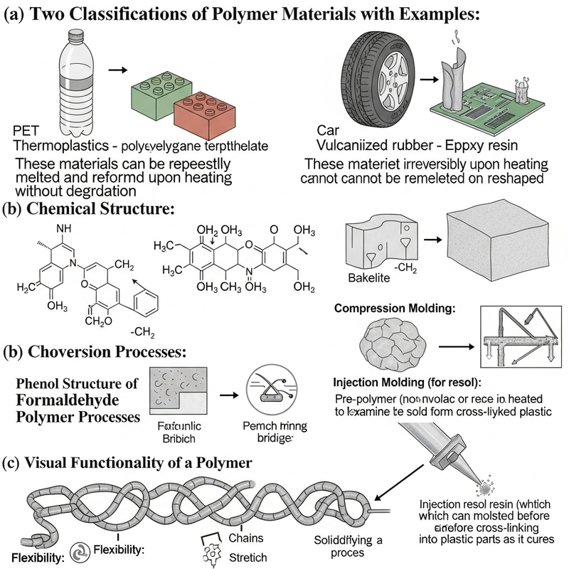 Polymer Classifications and Chemical Structure Visualization