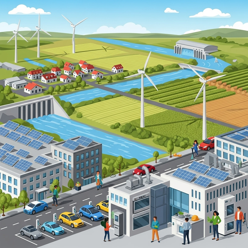 Renewable Energy Landscape & Sustainable Lifestyle