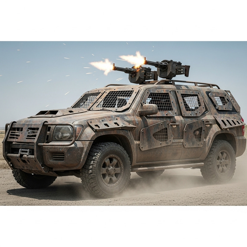 BMW X5 Transformed Into Mad Max-Style War Machine