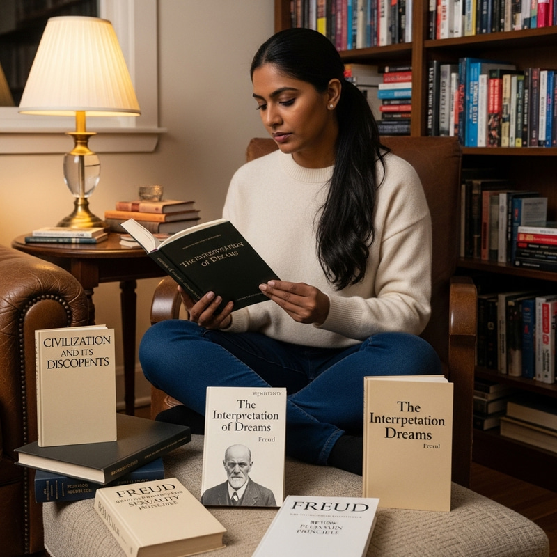 South Asian Woman Reading Freud: The Interpretation of Dreams South Asian Woman Reading Freud: The Interpretation of Dreams