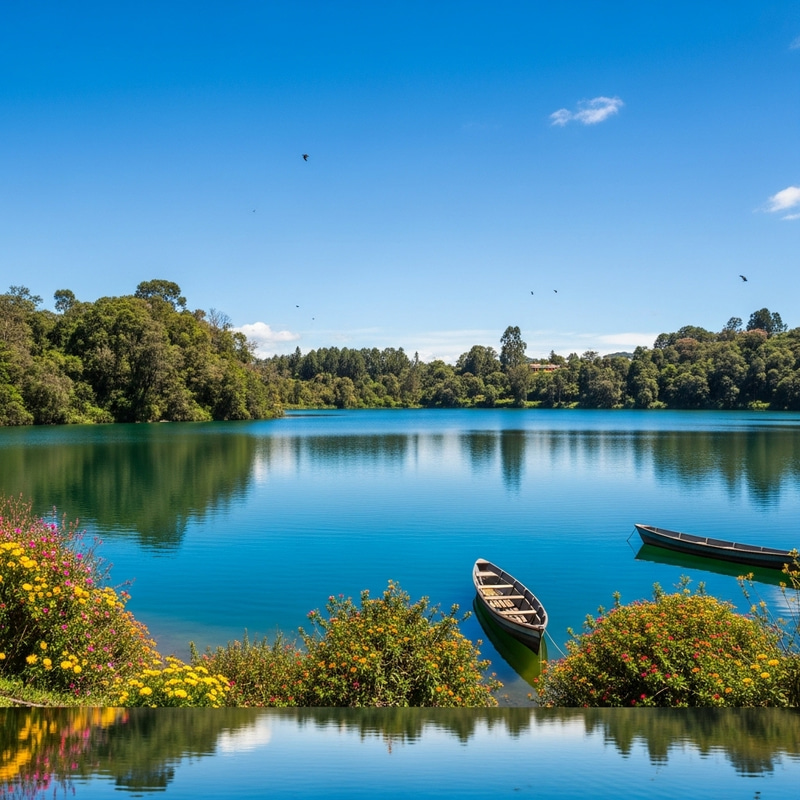 Lago de los 7 Colores, Colombia - Stunning Panoramic View
