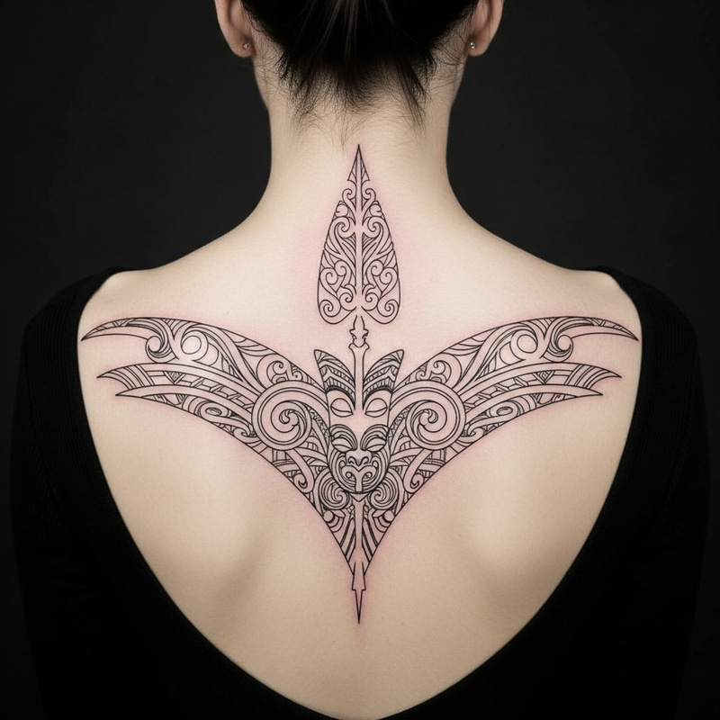 Stylish Feminine Maori Tattoo Design for Women Stylish Feminine Maori Tattoo Design for Women