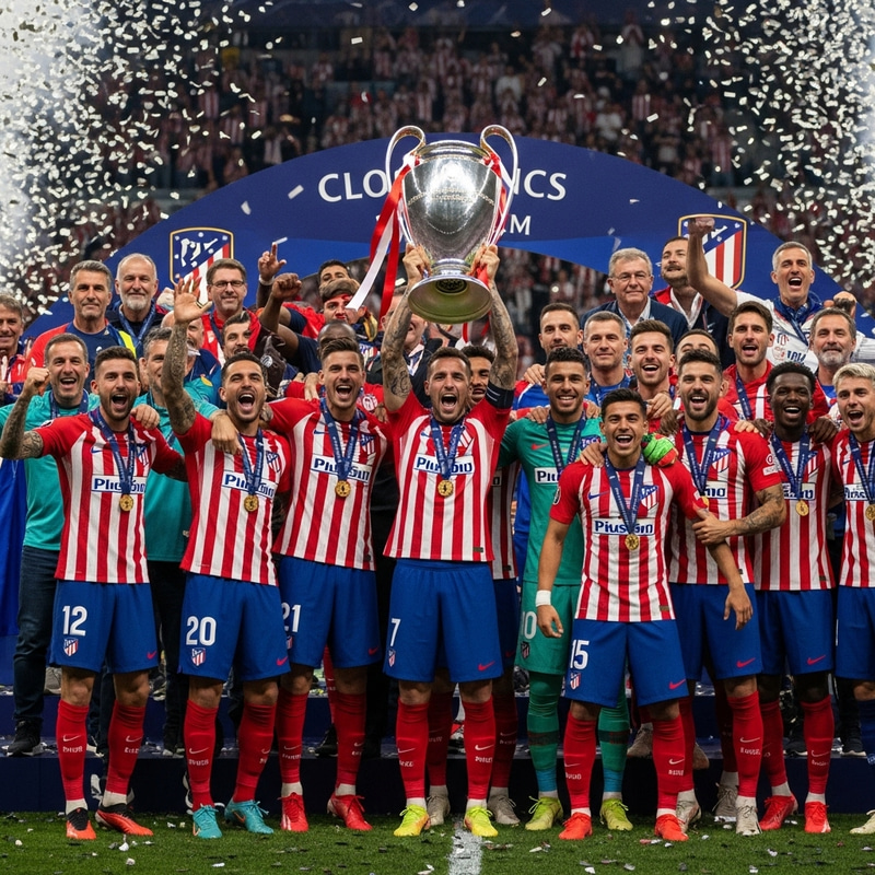 Diverse Atletico Madrid Champions League Victory Diverse Atletico Madrid Champions League Victory