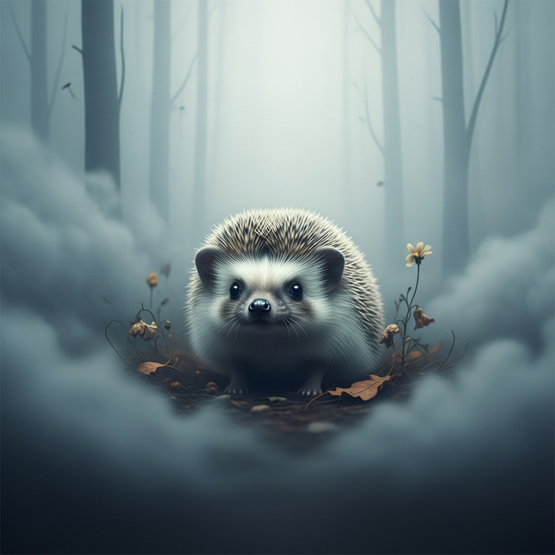 Misty Hedgehog Avatar in Enchanted Woods
