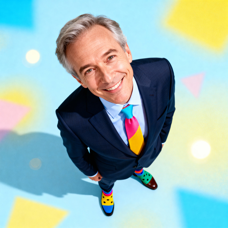 Whimsical Professional Headshot for a Friendly Vibe Whimsical Professional Headshot for a Friendly Vibe