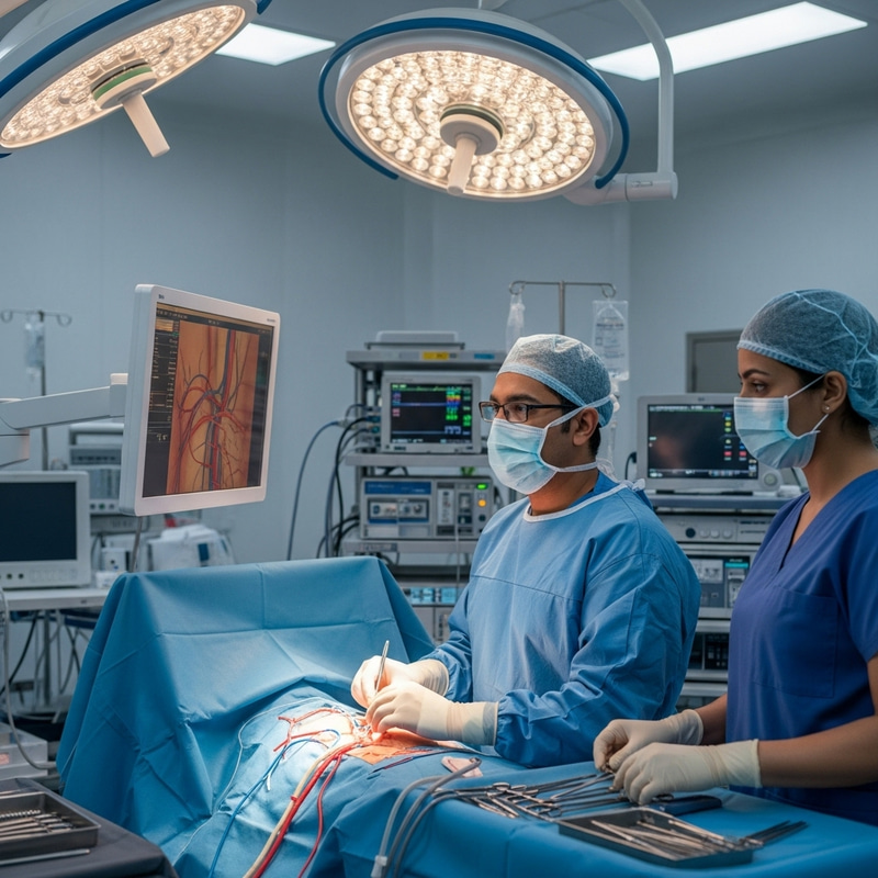 Detailed Vascular Surgery Simulation | Modern Medical Practices Detailed Vascular Surgery Simulation | Modern Medical Practices