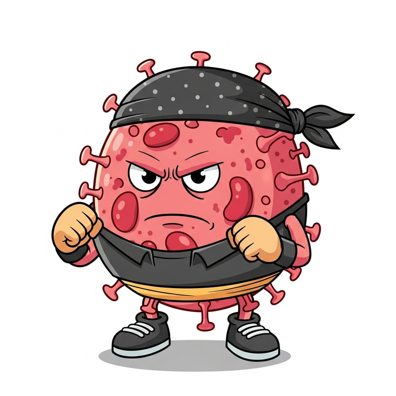 Natural Killer Cell Street Fighter Cartoon