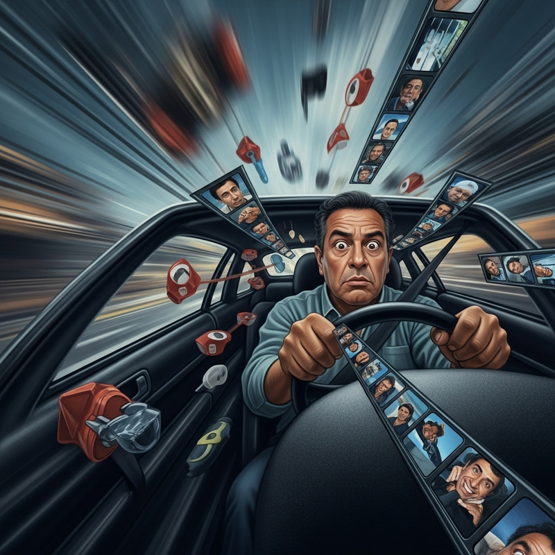 4D Image: Excessive Speed and Reckless Driver 4D Image: Excessive Speed and Reckless Driver