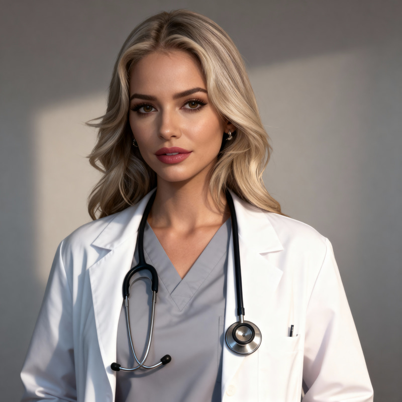 Stunning Nurse Portrait in 4K Detail Stunning Nurse Portrait in 4K Detail