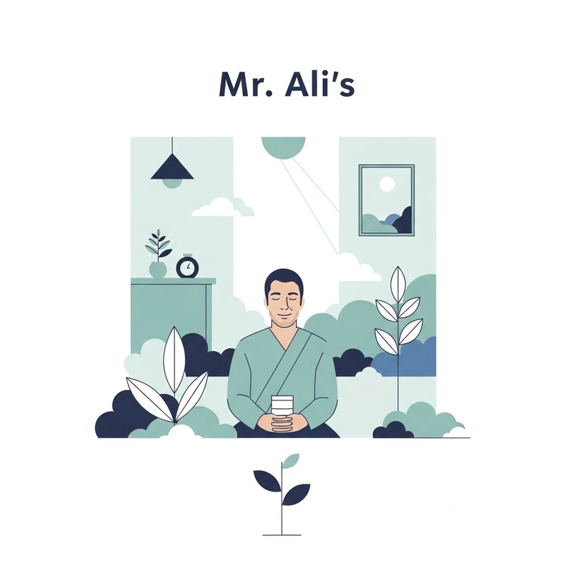 Mr. Ali's Minimalist Recovery Journey Mr. Ali's Minimalist Recovery Journey